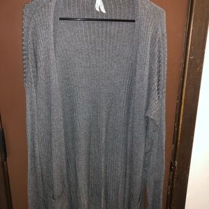 Mudd grey lightweight cardigan